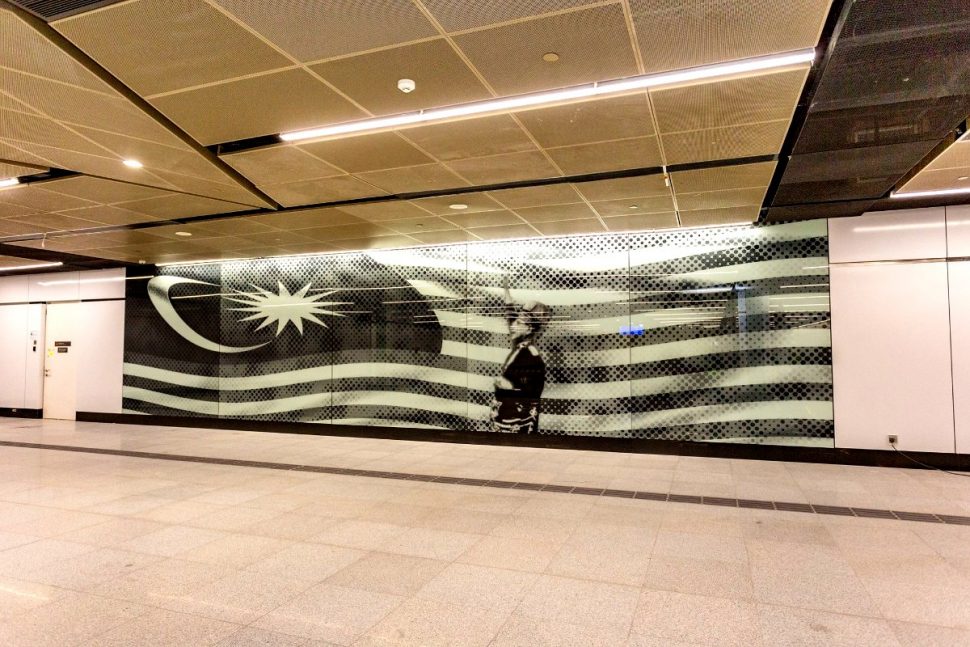 Wall featuring Tunku Abdul Rahman, Malaysia’s first Prime Minister, declared the Federation of Malaya independent from the British Empire on 31 August 1957