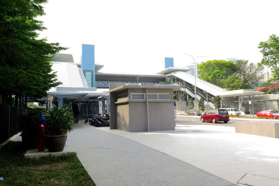 Entrance B and Entrance C at Mutiara Damansara station