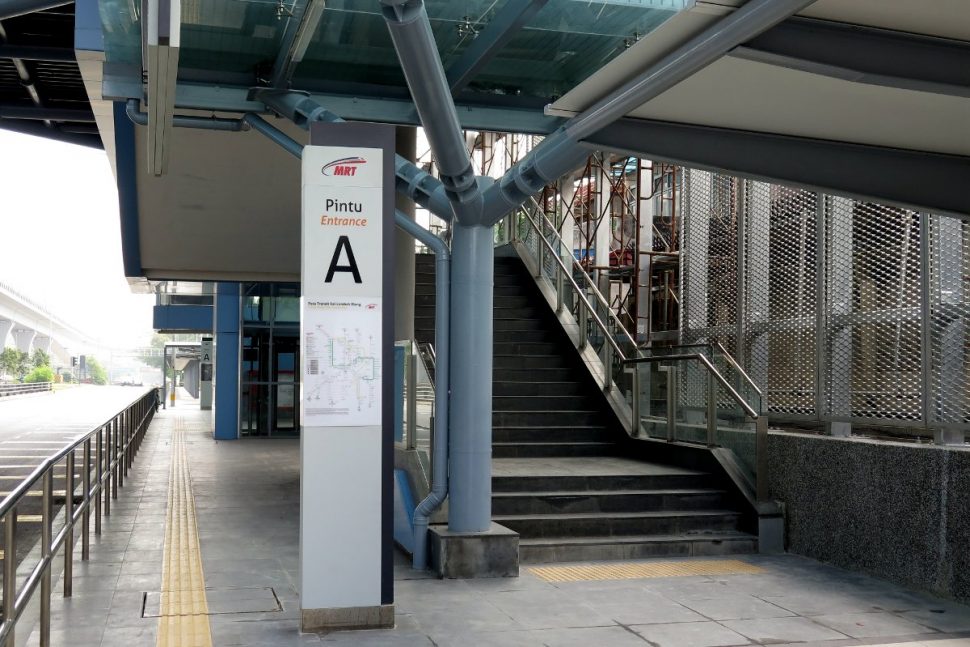 Entrance A at Mutiara Damansara station