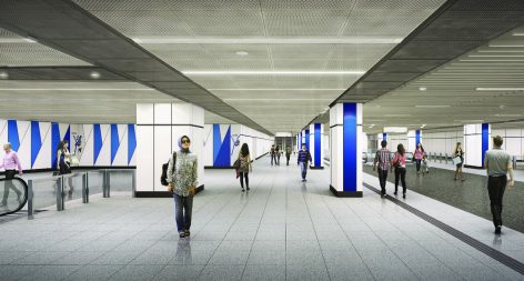 Artist impression of Pasar Seni Station