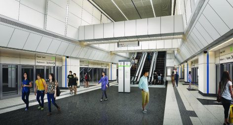 Artist impression of Pasar Seni Station