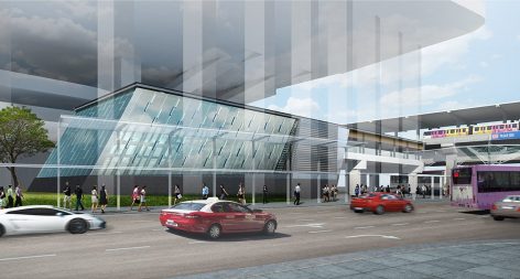 Artist impression of Pasar Seni Station