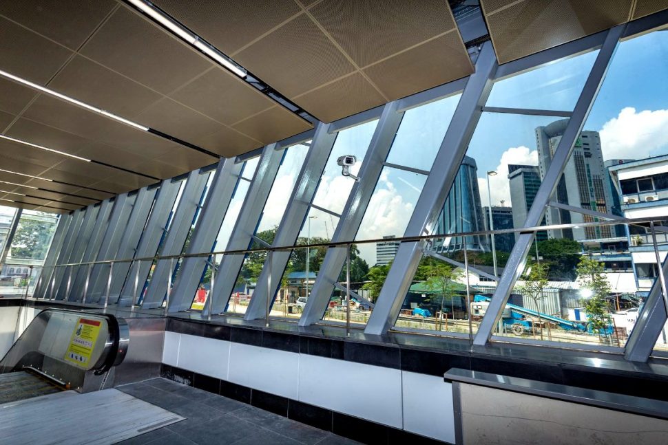 View of surrounding areas from Pasar Seni station