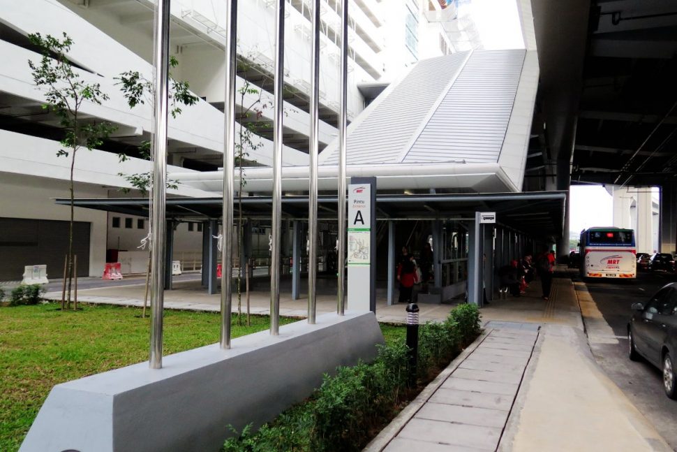 Entrance A of Sri Raya station