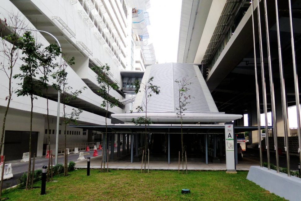 Entrance A of Sri Raya station