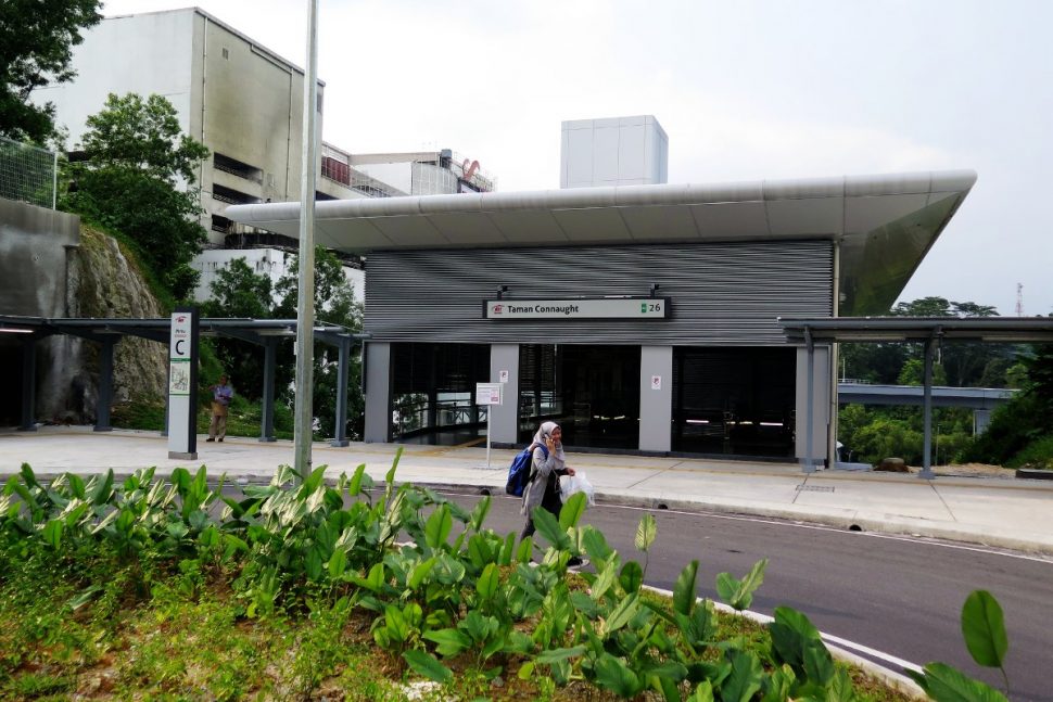 Entrance C of Taman Connaugh station