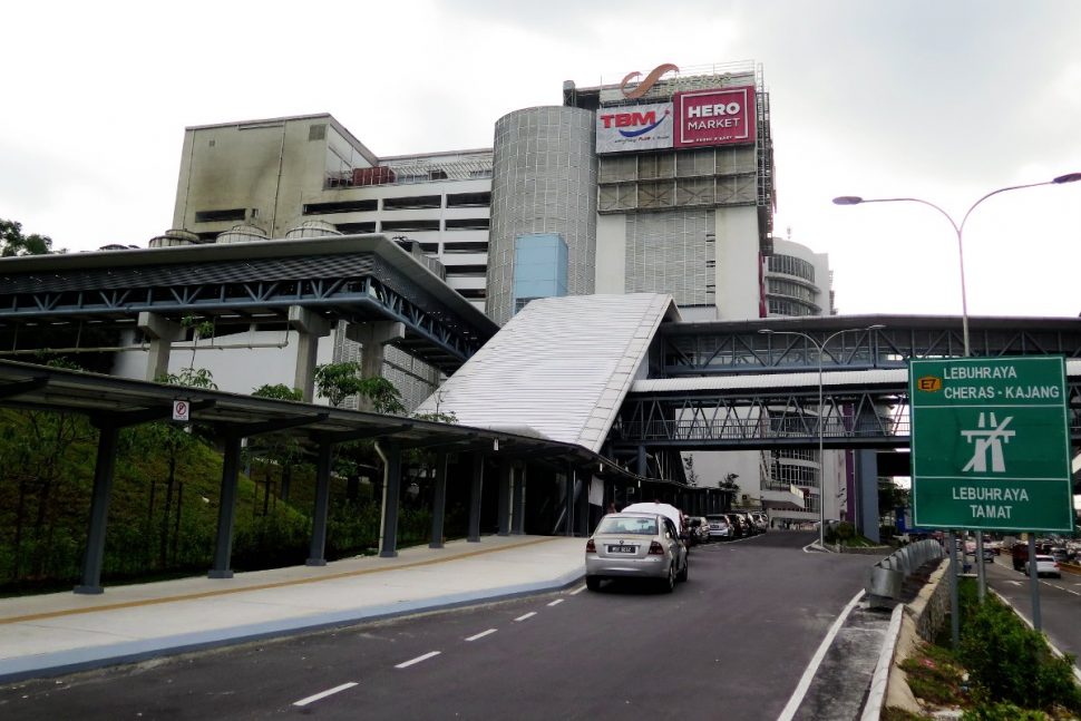 Entrance A of the Taman Connaught station