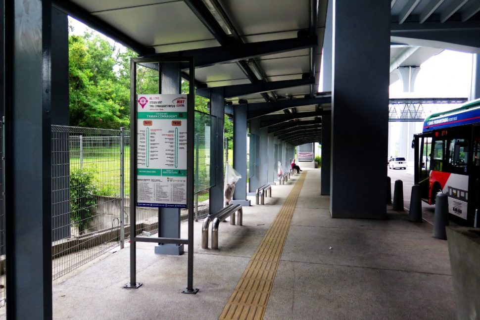 Entrance B of the Taman Connaught station