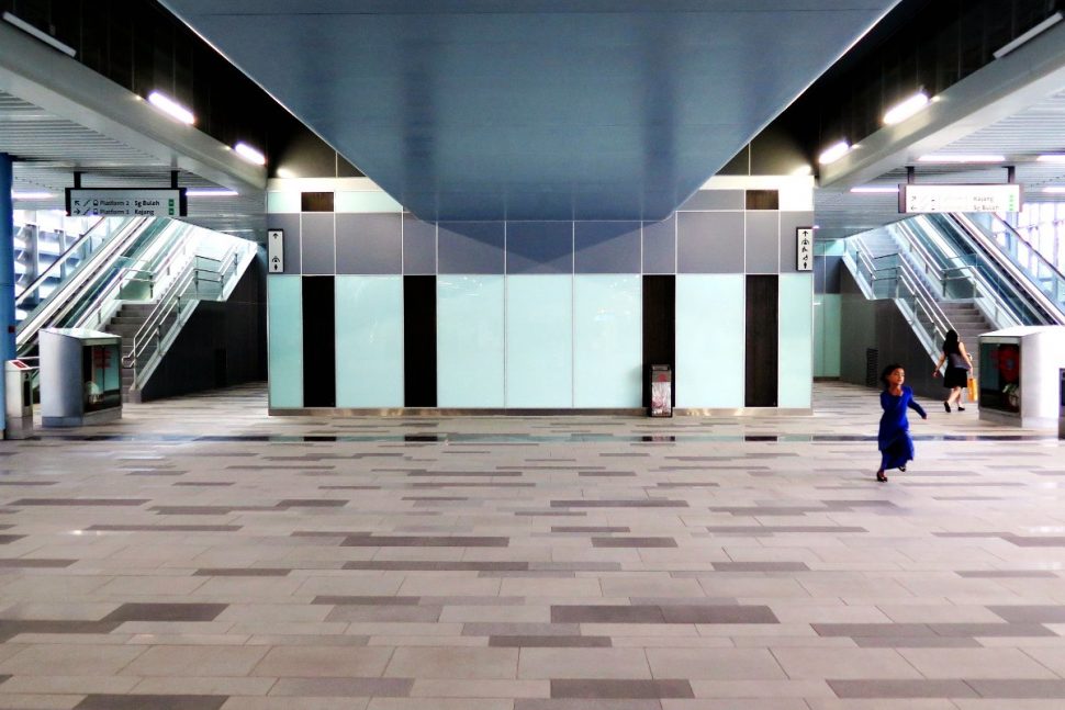 Concourse level of Taman Mutiara station