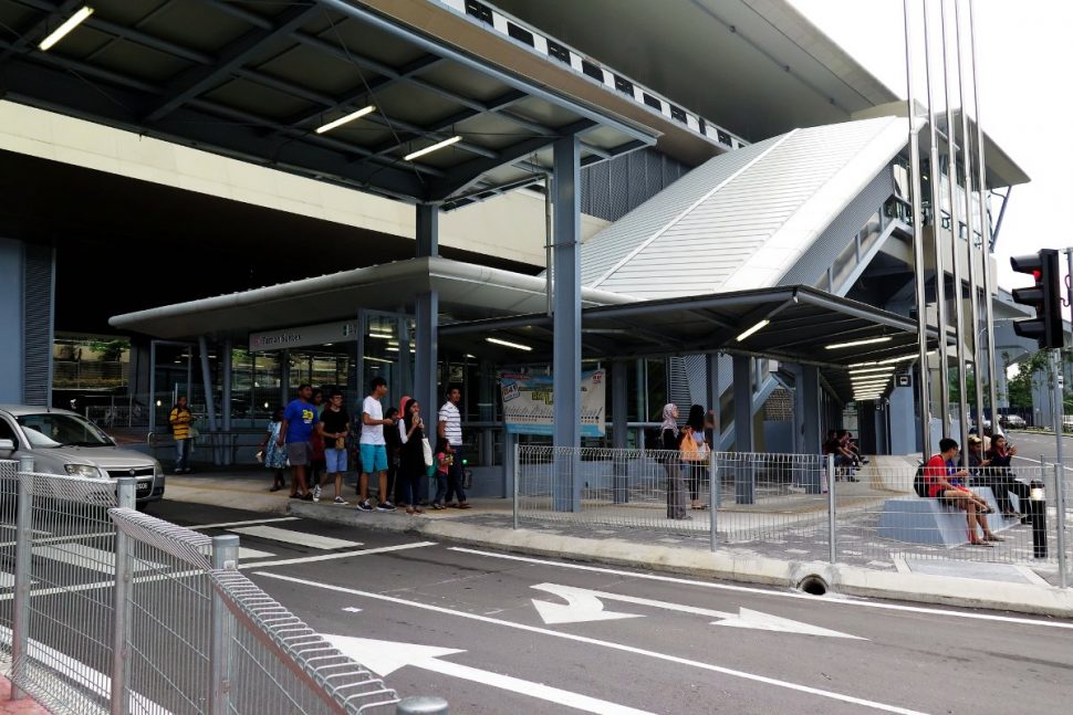 Entrance A of the Taman Suntex station