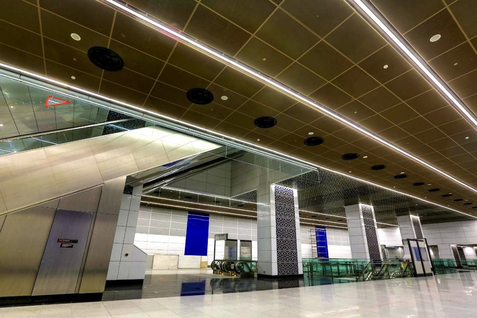 Concourse level of Tun Razak Exchange station