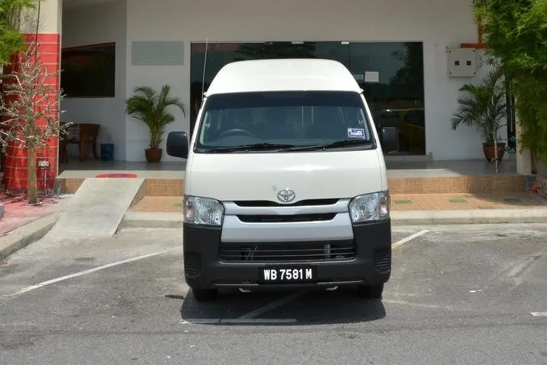 Shuttle van for airport transfer