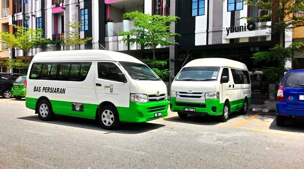 Shuttle bus for airport transfer