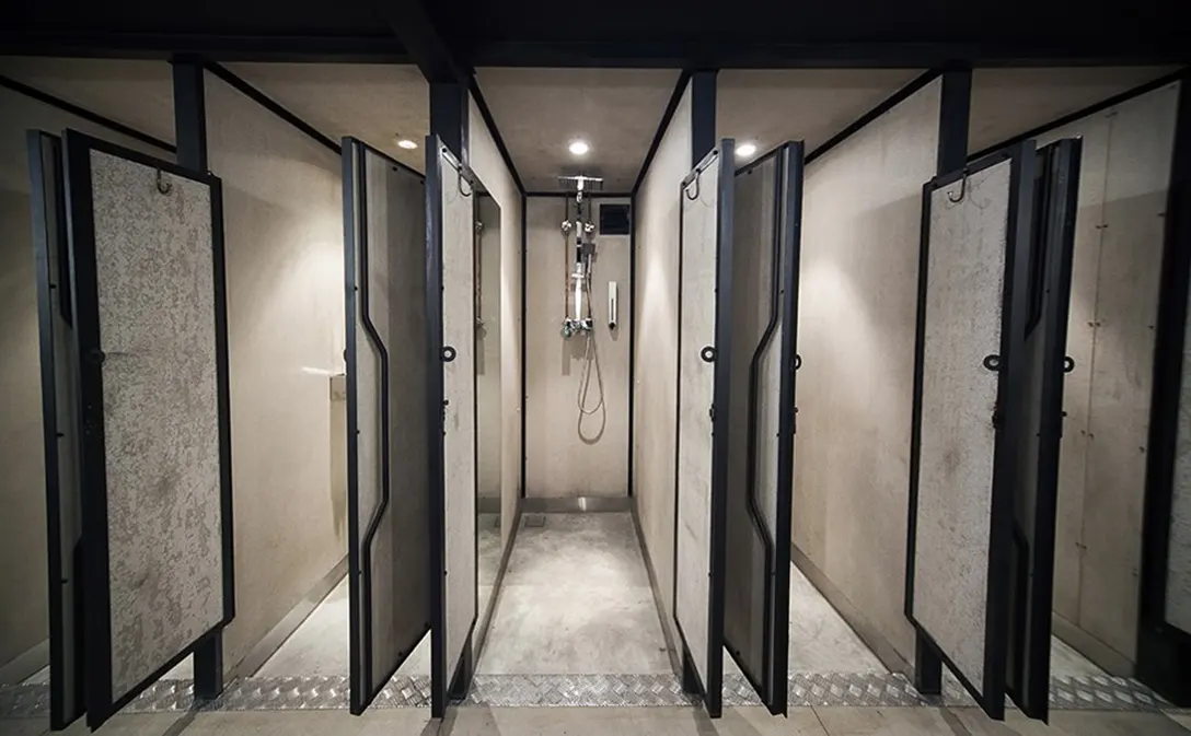 Clean and spacious bathrooms