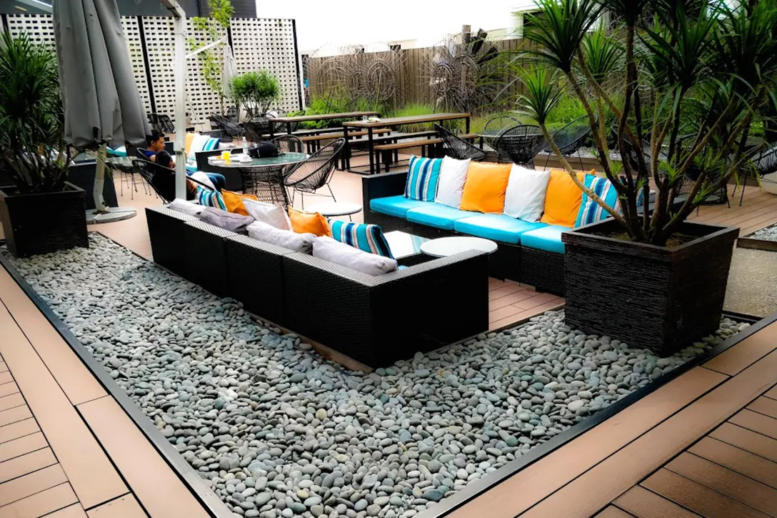 Outdoor hangout area