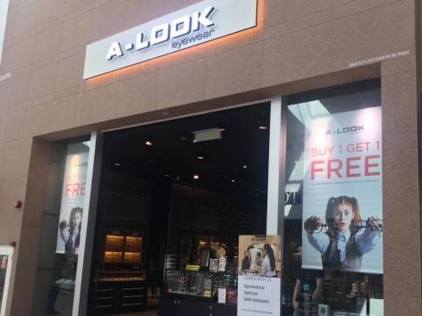 A-Look eyewear, shop at Mitsui Outlet Park KLIA