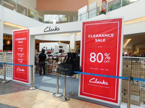 Clarks, shop at Mitsui Outlet Park KLIA