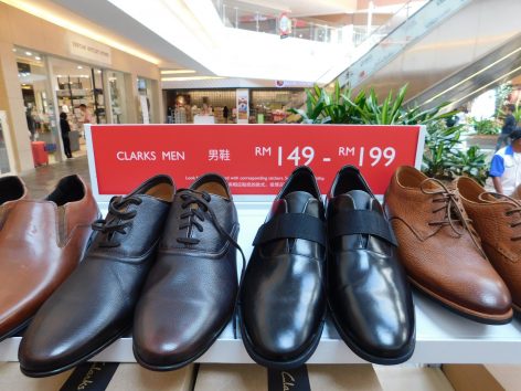 Clarks, shop at Mitsui Outlet Park KLIA