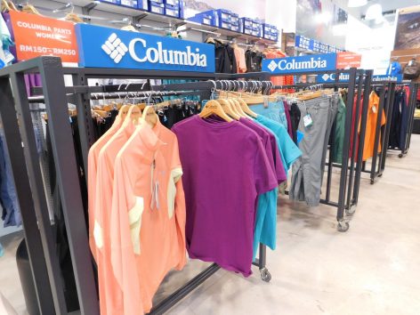 Columbia, shop at Mitsui Outlet Park KLIA