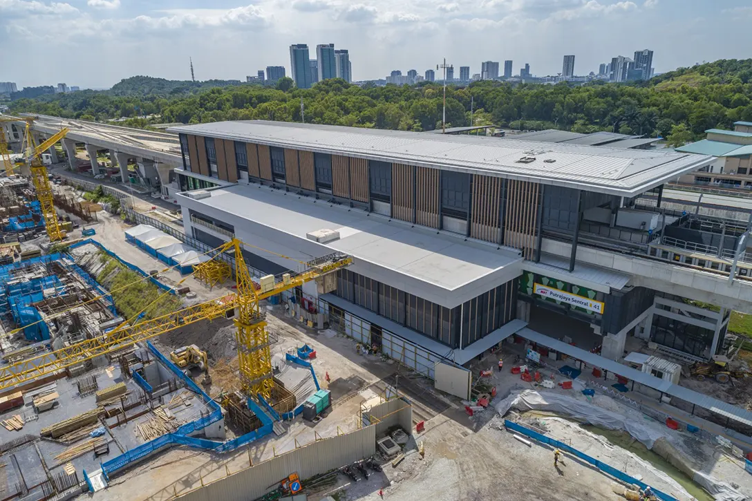 BOMBA inspection conducted on 25 January 2022 at the Putrajaya Sentral MRT Station.