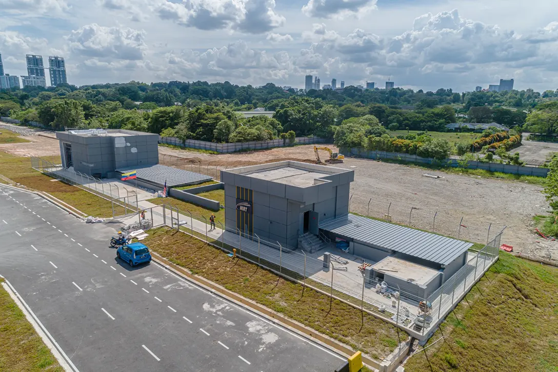 Readiness of the Bandar Malaysia Utara MRT Station Entrance and Ventilation A buildings.