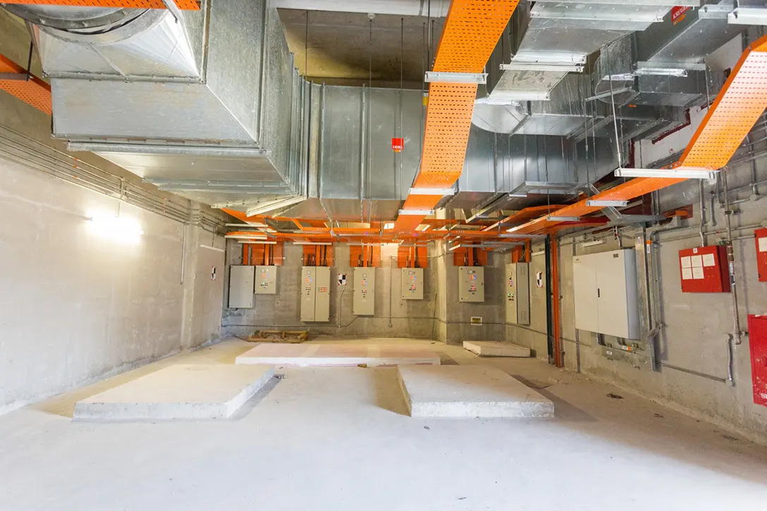 Readiness of the Smoke Extraction Fan Room at the Bandar Malaysia Utara MRT Station.