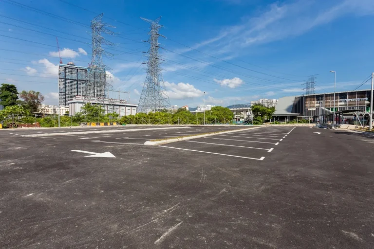 Road and drainage works completed at the At-Grade Park and Ride for Jinjang MRT Station