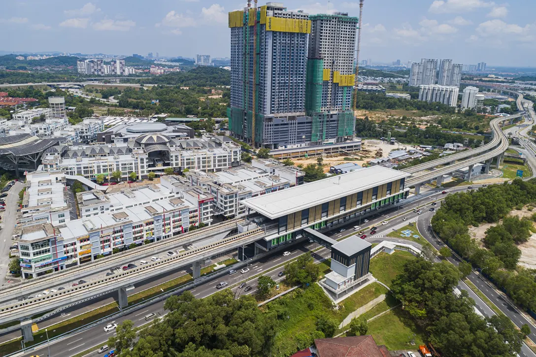Putra Permai MRT Station external works completed