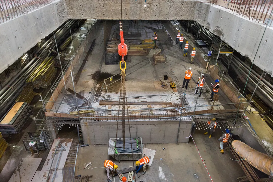 Overall view of the Sentul Barat MRT Station Entrance C.