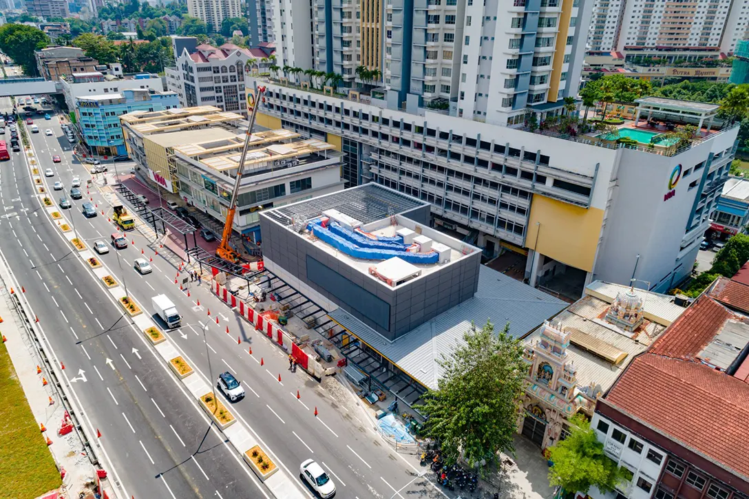 Overall view for Sentul Barat MRT Station Entrance C.