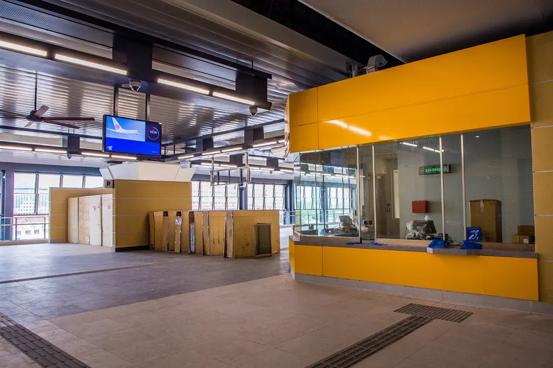 Completion of station customer service office at the Serdang Raya Utara MRT Station