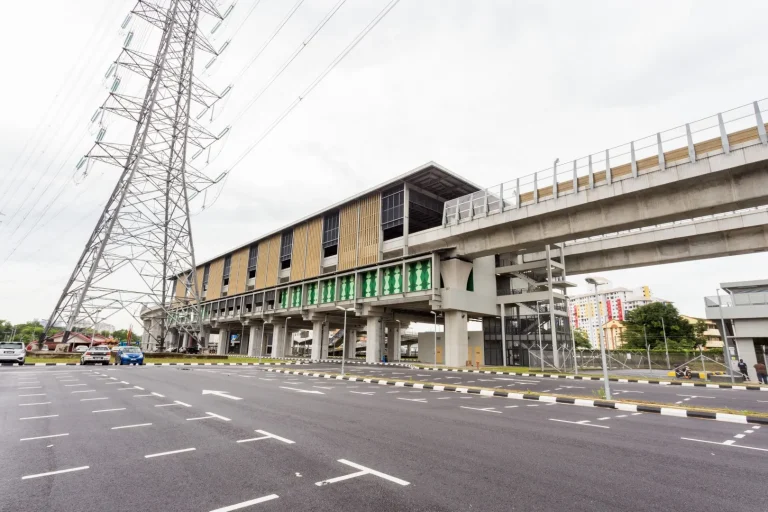 View of the Kampung Batu MRT Station