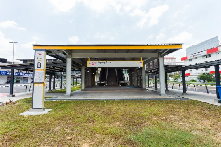 Entrance B of the Kepong Baru MRT station