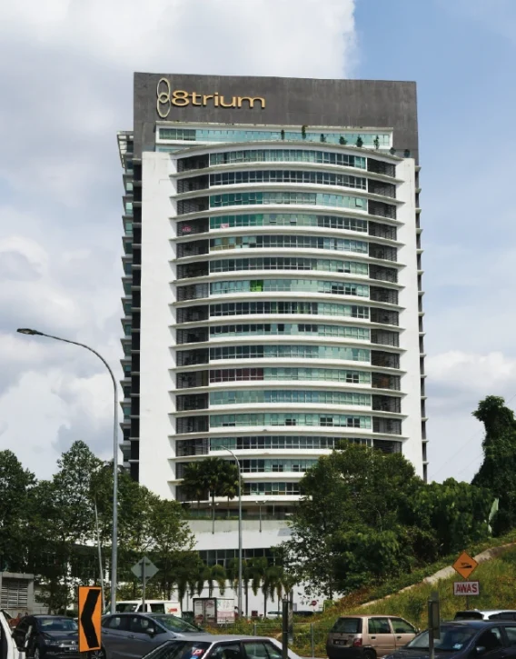 8trium, the headquarters of Land & General Bhd, is a prominent landmark