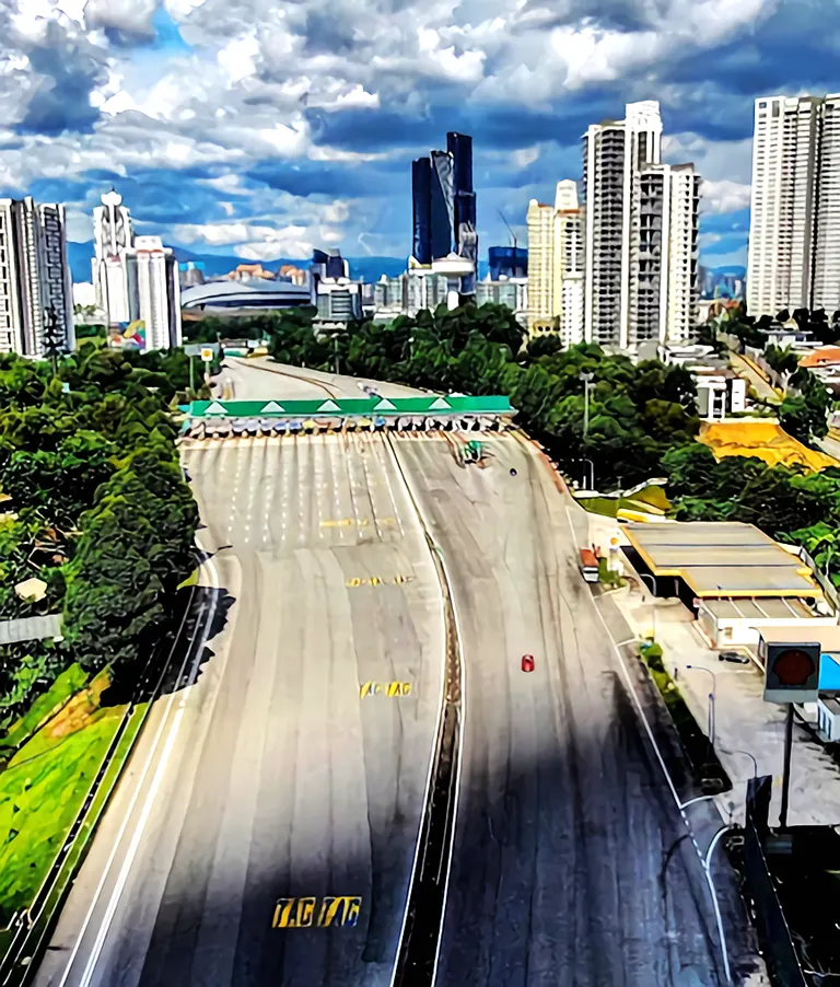 Jalan Duta Toll Plaza