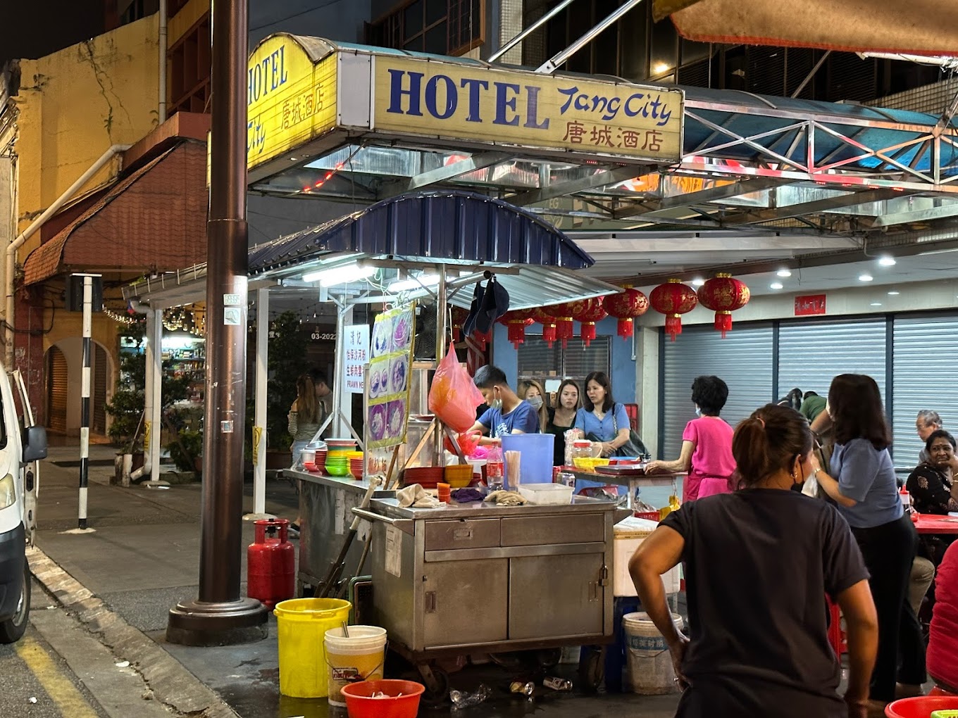 Fresh prawn rice noodles, Jalan Sultan