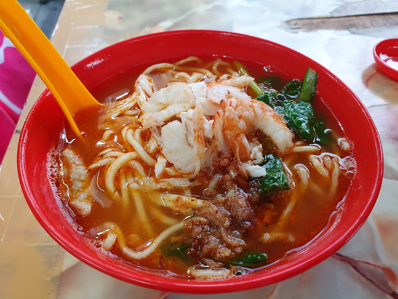 Fresh prawn rice noodles, Jalan Sultan