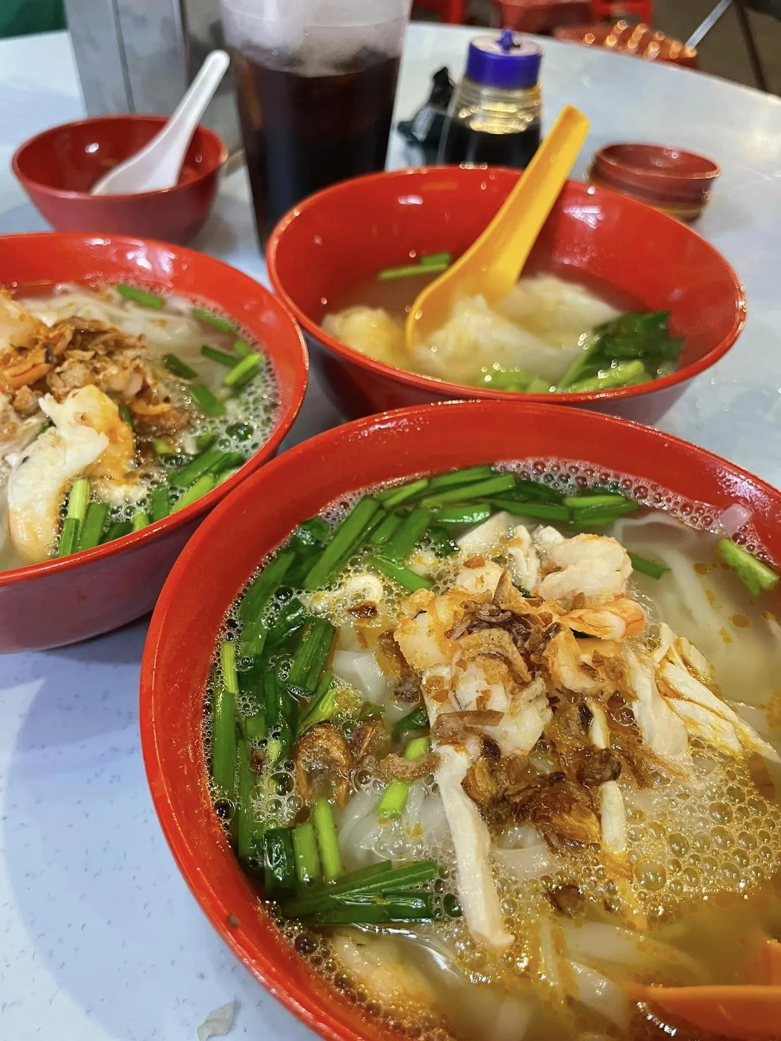 Fresh prawn rice noodles, Jalan Sultan