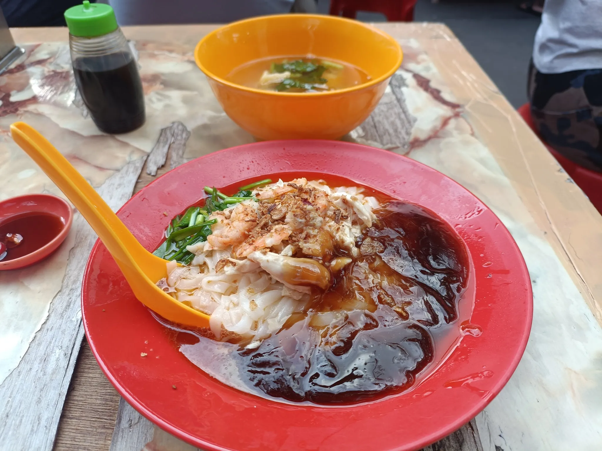 Fresh prawn rice noodles, Jalan Sultan