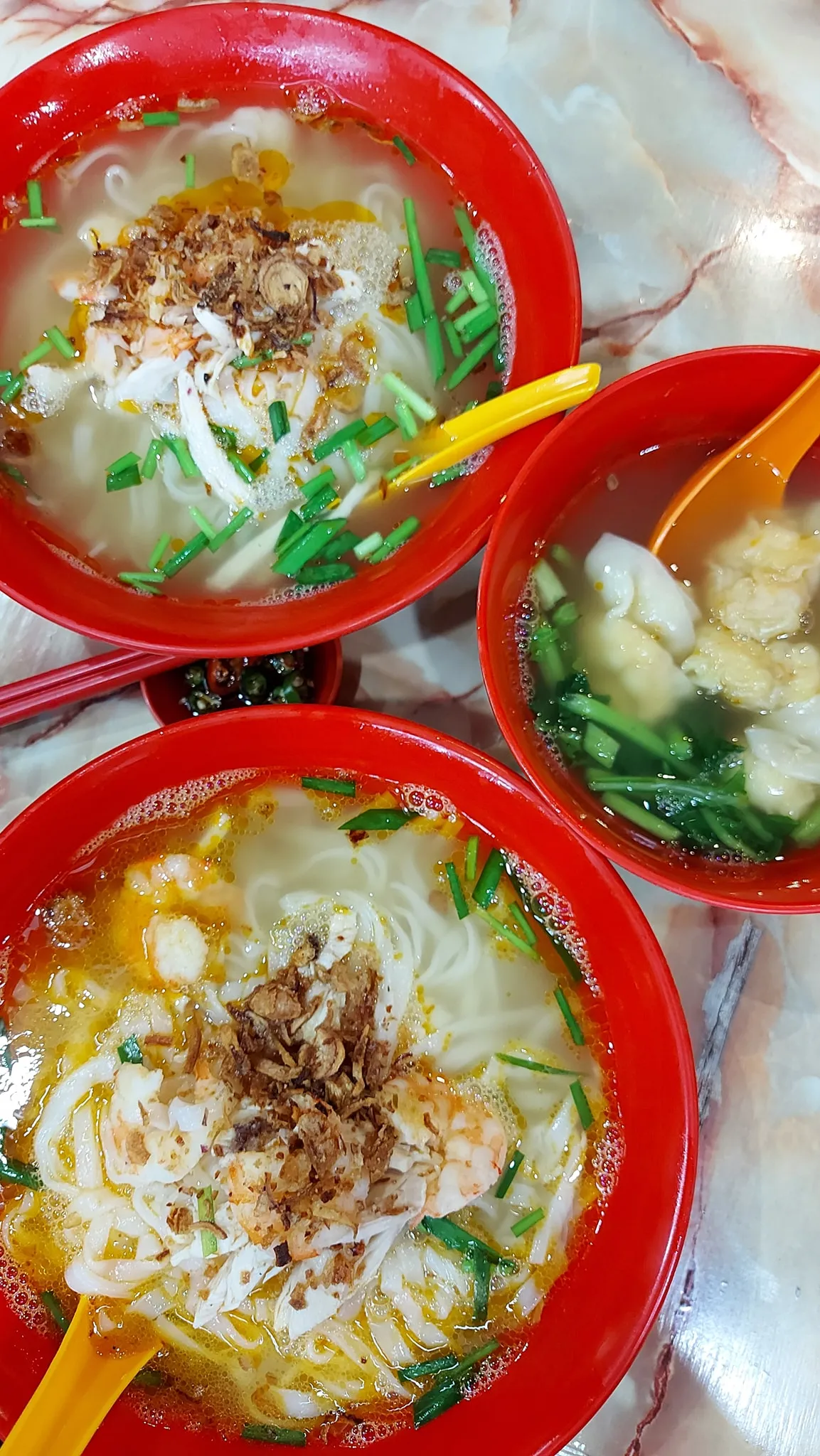 Fresh prawn rice noodles, Jalan Sultan