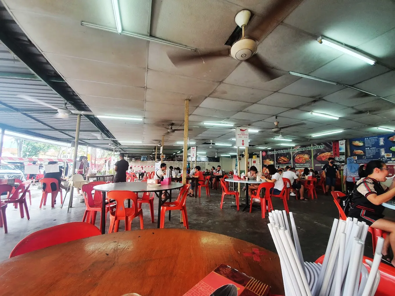 Norway Salmon Fish Head Noodles, Jinjang Selatan