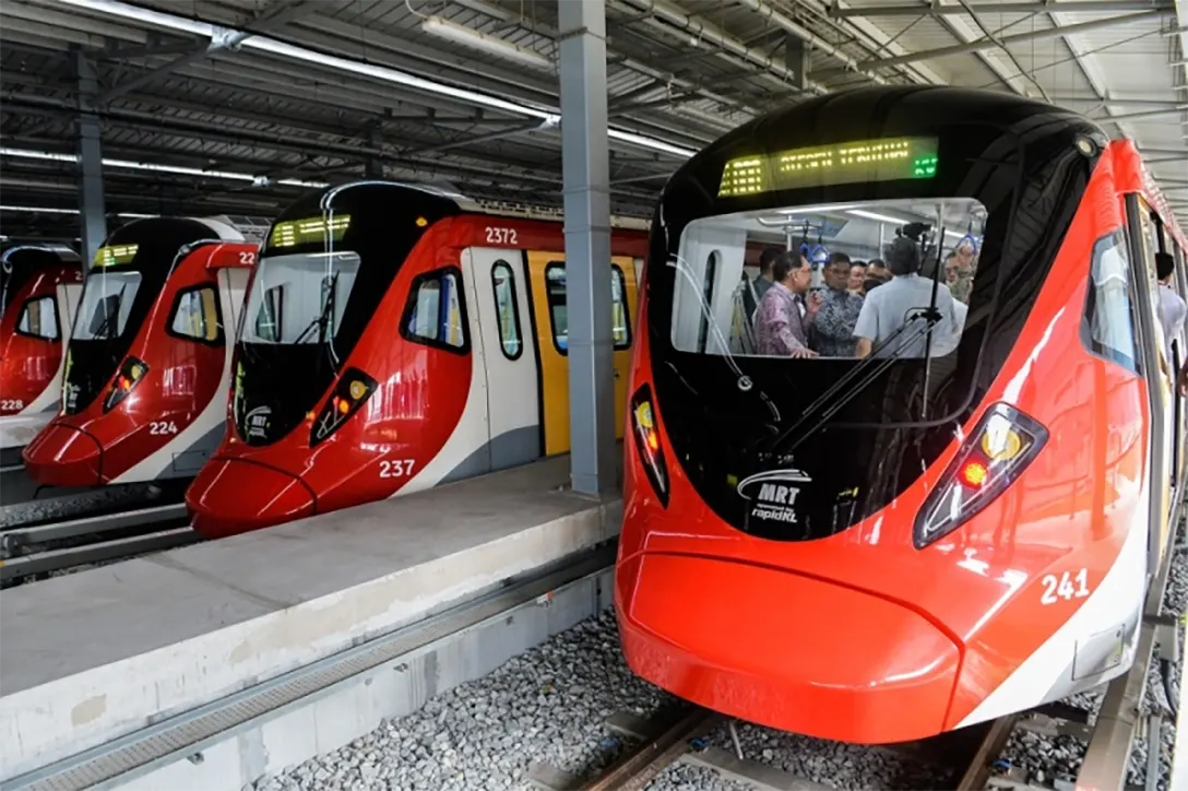 Prime minister Datuk Seri Anwar Ibrahim is seen during the Putrajaya MRT launch ceremony at the Serdang MRT Depot March 16, 2023. — Picture by Miera Zulyana