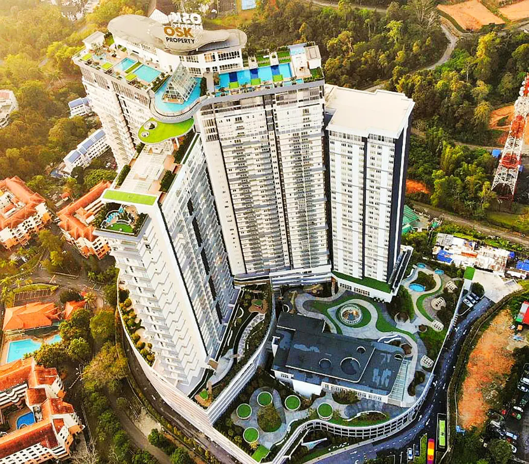 Aerial view of Swiss-Garden Hotel & Residences