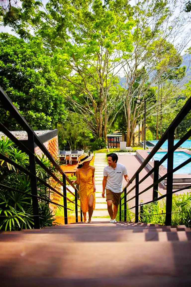 Enjoy flourishing natural greeneries at the Resort