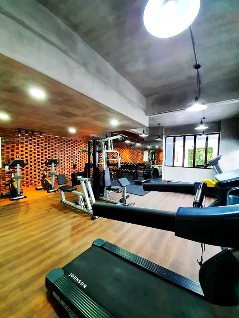 Cooling and relaxing environment for workout and yoga sessions