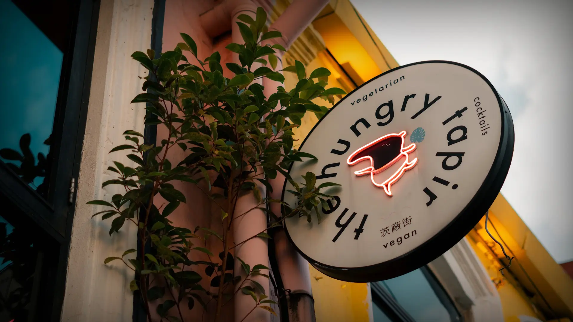 The Hungry Tapir, Chinatown — Plant-Based Nasi Lemak in a Pink-Washed Heritage Shophouse